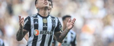 Vargas comemora gol do Galo contra o Corinthians (Divulgação)